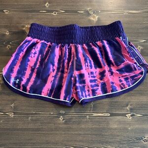 Under Armour Women's Athletic Shorts - Pink and Purple